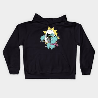 Funny Tardigrade Warrior Kids Hoodie